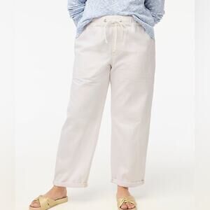 J Crew Petite drawstring jeans in white Size 32P